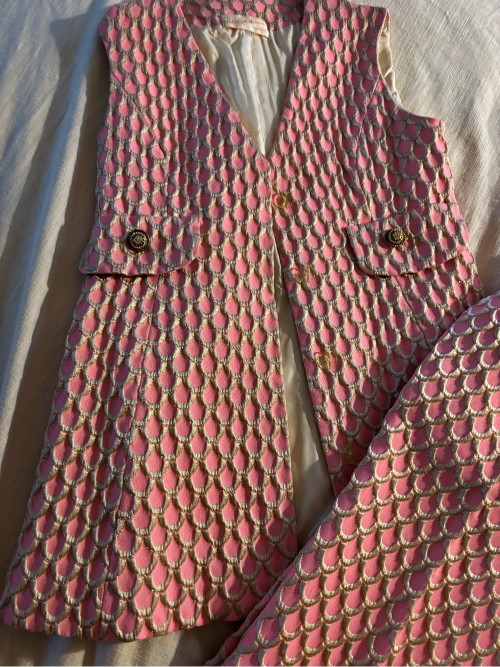 Saks Fifth Avenue vintage 2pcs pants suit - Picture 2 of 13